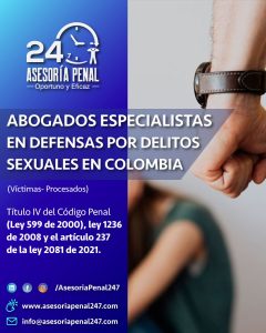 abogados delitos sexuales Bogotá