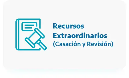 Asesoría legal en recursos extraordinarios de casación y revisión penal.